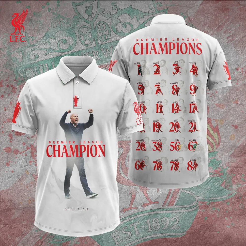 Liverpool FC 2024/25 Premier League Champions 3D Apparel – GNE 3279