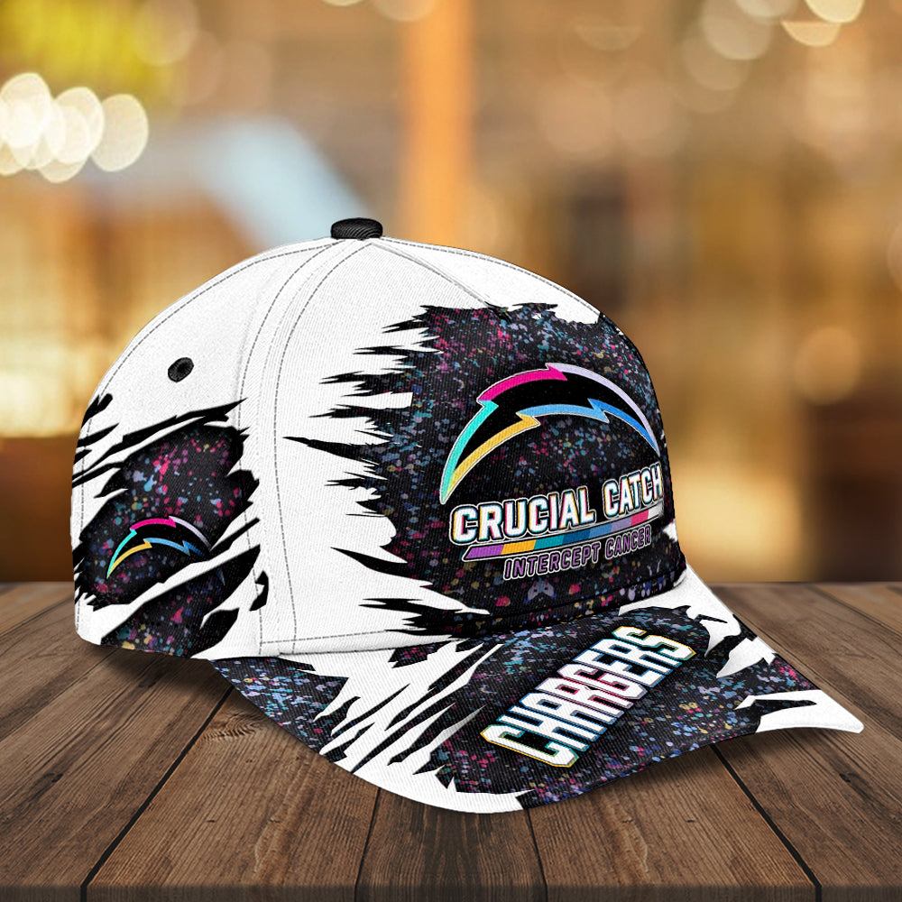 Los Angeles Chargers x Crucial Catch Intercept Cancer Classic Cap – MAITM12964