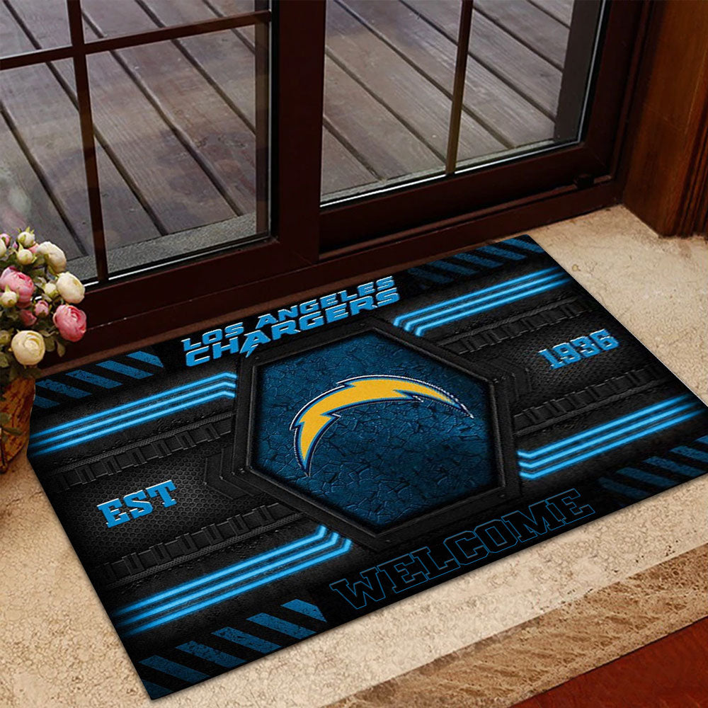 Los Angeles Chargers Custom Doormat – MAITM13168