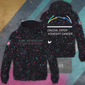 Los Angeles Chargers 3D Windbreaker Jacket – TANTN15787