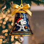 Los Angeles Dodgers 2025 World Series Champions Custom Shape 2-sided Acrylic Ornament – HOATT14978