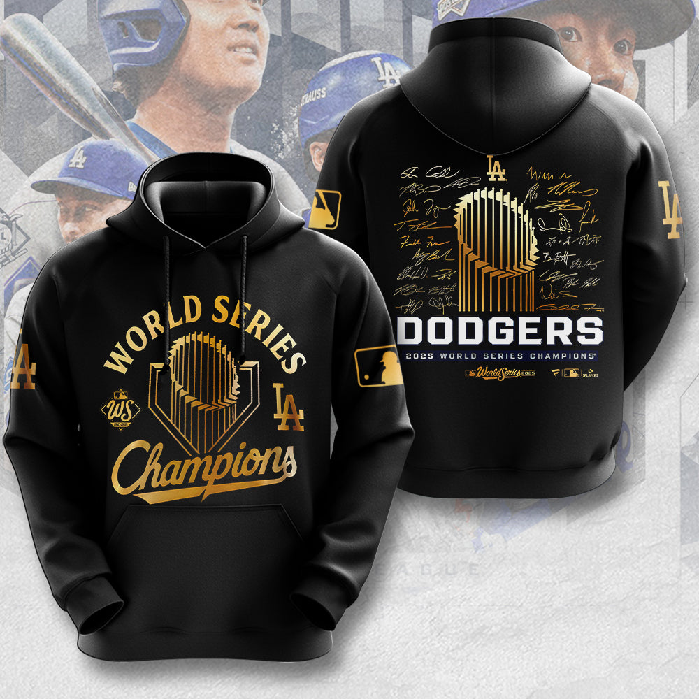 Los Angeles Dodgers 2025 World Series Champions 3D Apparel – MAITM13655