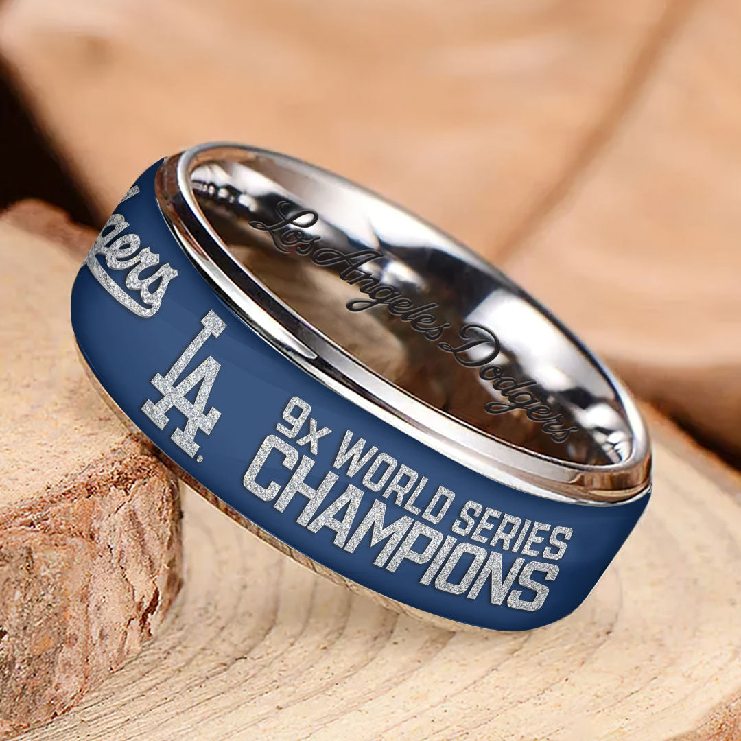 Los Angeles Dodgers 2025 World Series Champions Custom Alloy Ring – HOATT14285