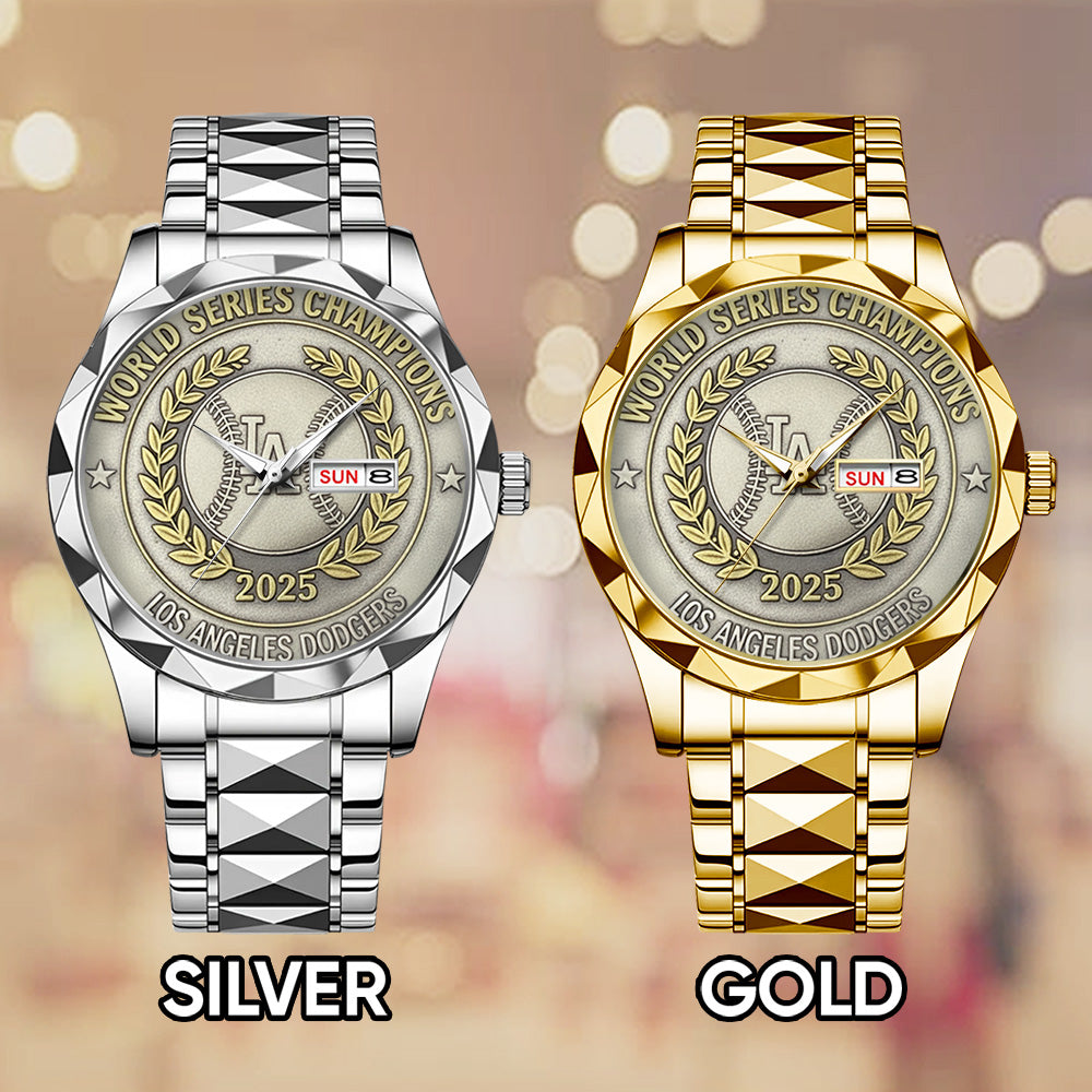 Los Angeles Dodgers Alloy Luxury Quartz Watch – GNE4612