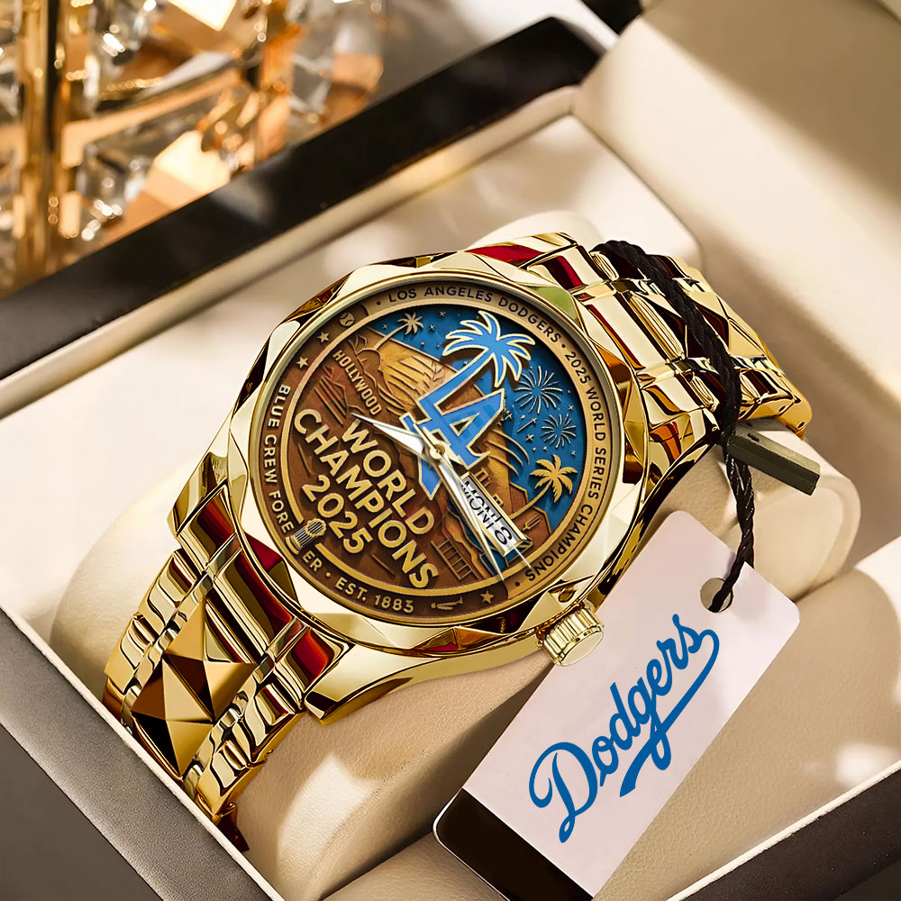 Los Angeles Dodgers World Series 2025 Alloy Luxury Quartz Watch – TANTN18553