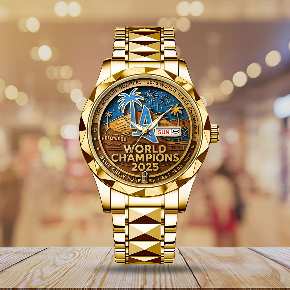 Los Angeles Dodgers World Series 2025 Alloy Luxury Quartz Watch – TANTN18553