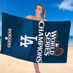 Los Angeles Dodgers World Series 2025 Rectangle Beach Towel – TANTN18142