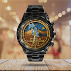 Los Angeles Dodgers World Series 2025 Black Stainless Steel Watch – TANTN18554