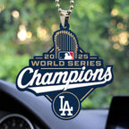 Los Angeles Dodgers World Series 2025 Custom shape 2-sided Acrylic Car Ornament – TANTN18054