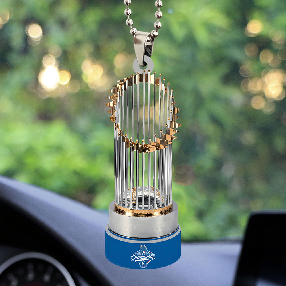 Los Angeles Dodgers World Series 2025 Custom shape 2-sided Acrylic Car Ornament – TANTN18144