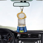 Los Angeles Dodgers World Series 2025 Custom shape 2-sided Acrylic Car Ornament – TANTN18306