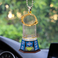 Los Angeles Dodgers World Series 2025 Custom shape 2-sided Acrylic Car Ornament – TANTN18306