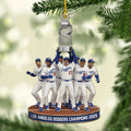 Los Angeles Dodgers World Series 2025 Custom Shape 2-sided Acrylic Ornament – TANTN18239