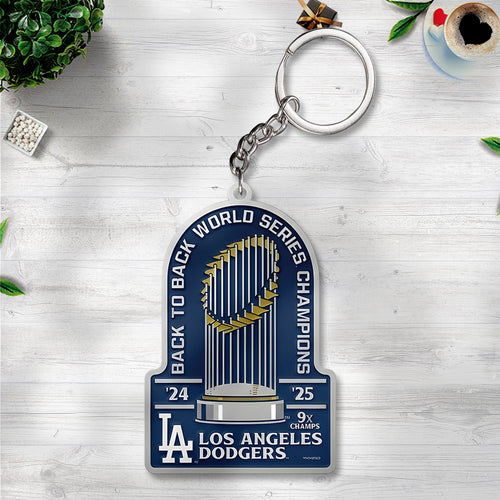 Los Angeles Dodgers World Series 2025 Custom Shape 2-sided Keychain – TANTN19653