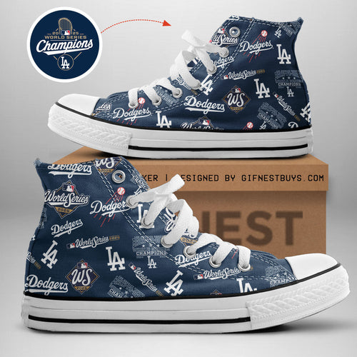 Los Angeles Dodgers World Series 2025 High Top Canvas Shoes – TANTN18790