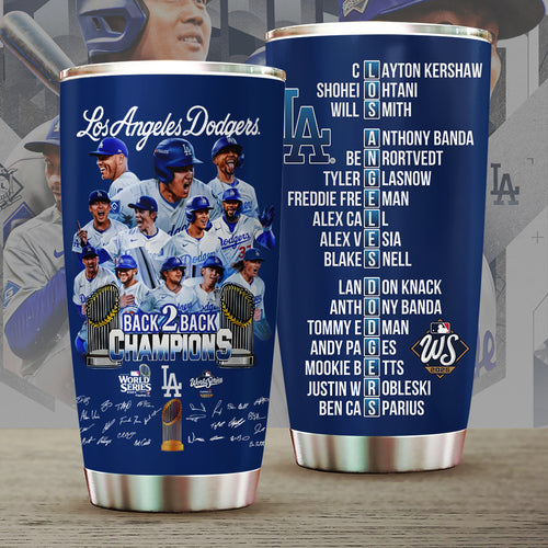 Los Angeles Dodgers World Series 2025 Tumbler Cup – TANTN18351