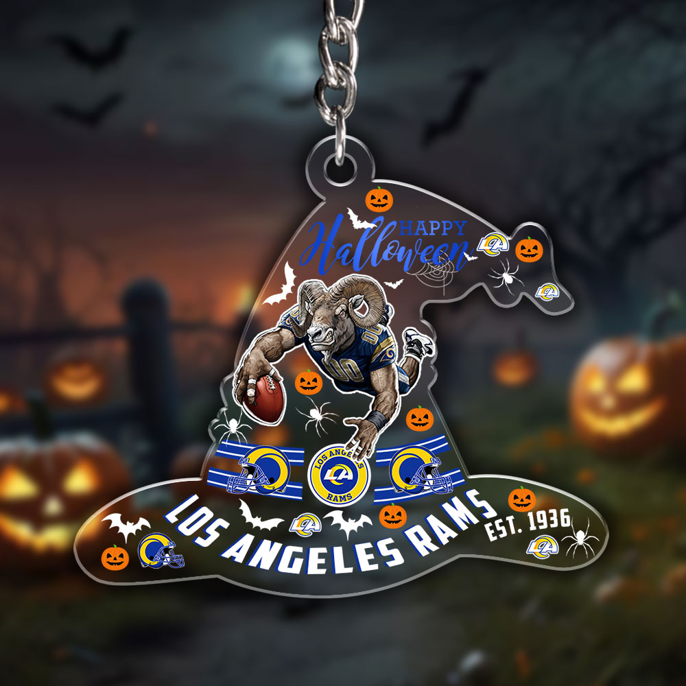 Los Angeles Rams Custom Shape 1-side Printed Acrylic Keychain – HOATT12982