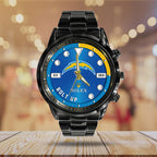 Los Angeles Chargers x Rolex Black Stainless Steel Watch – MAITM13237