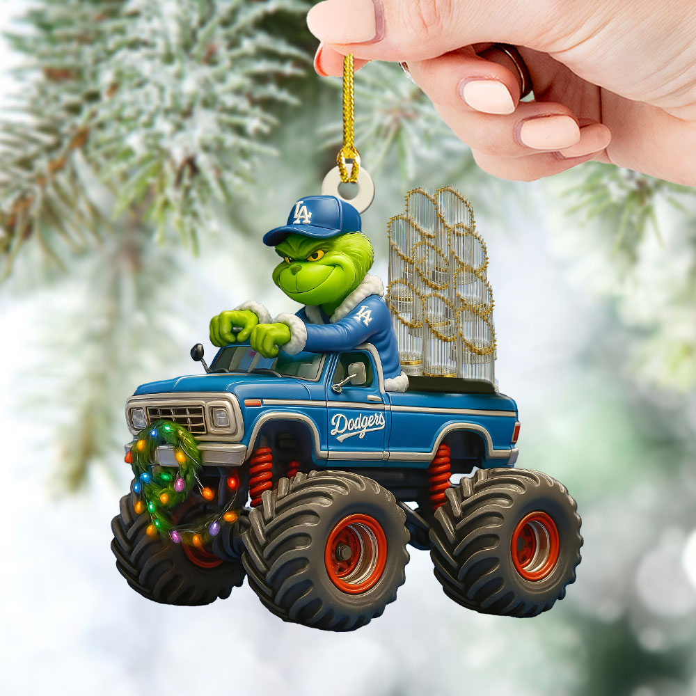 Los Angeles Dodgers Custom Shape 2-sided Acrylic Ornament – TMTHU2462