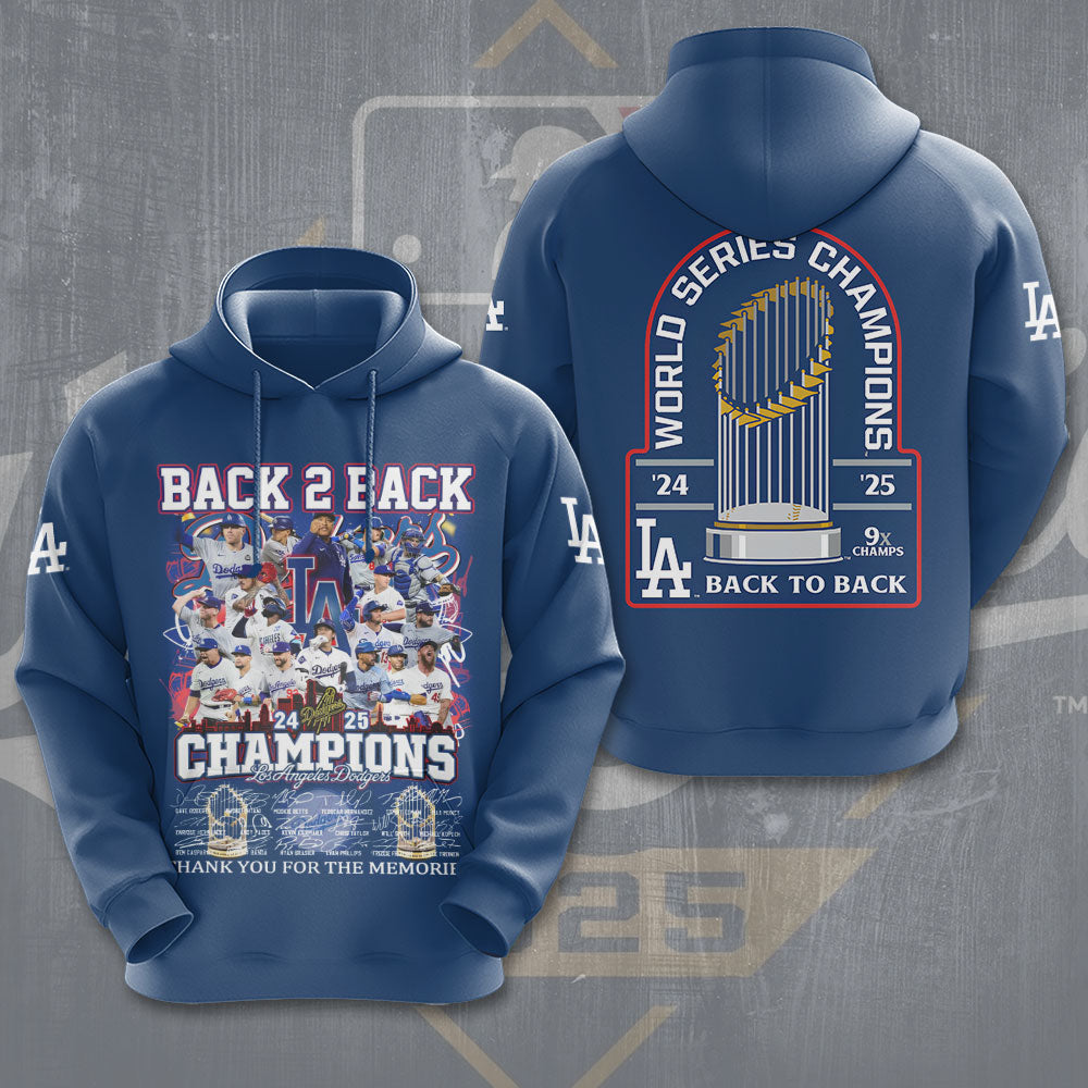 Los Angeles Dodgers 3D Apparel – TMTHU1965