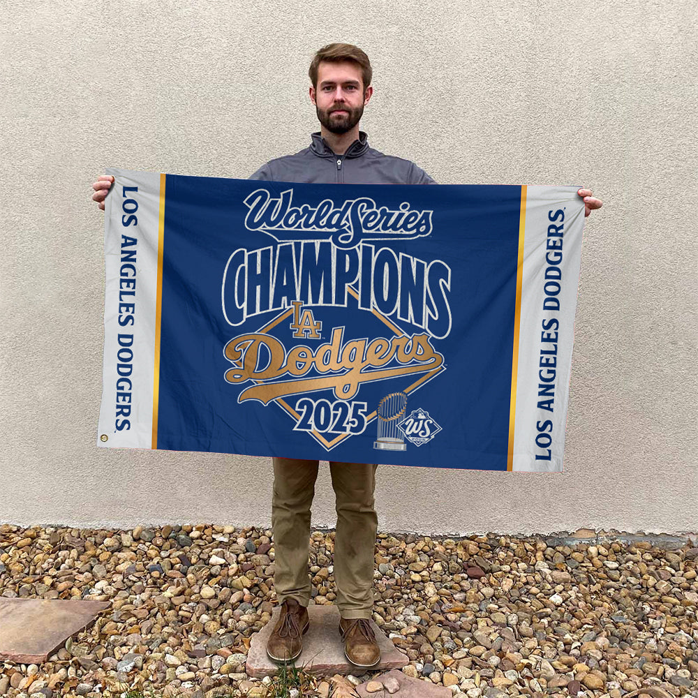 Los Angeles Dodgers 3D Double-side House Flag – TMTHU1851