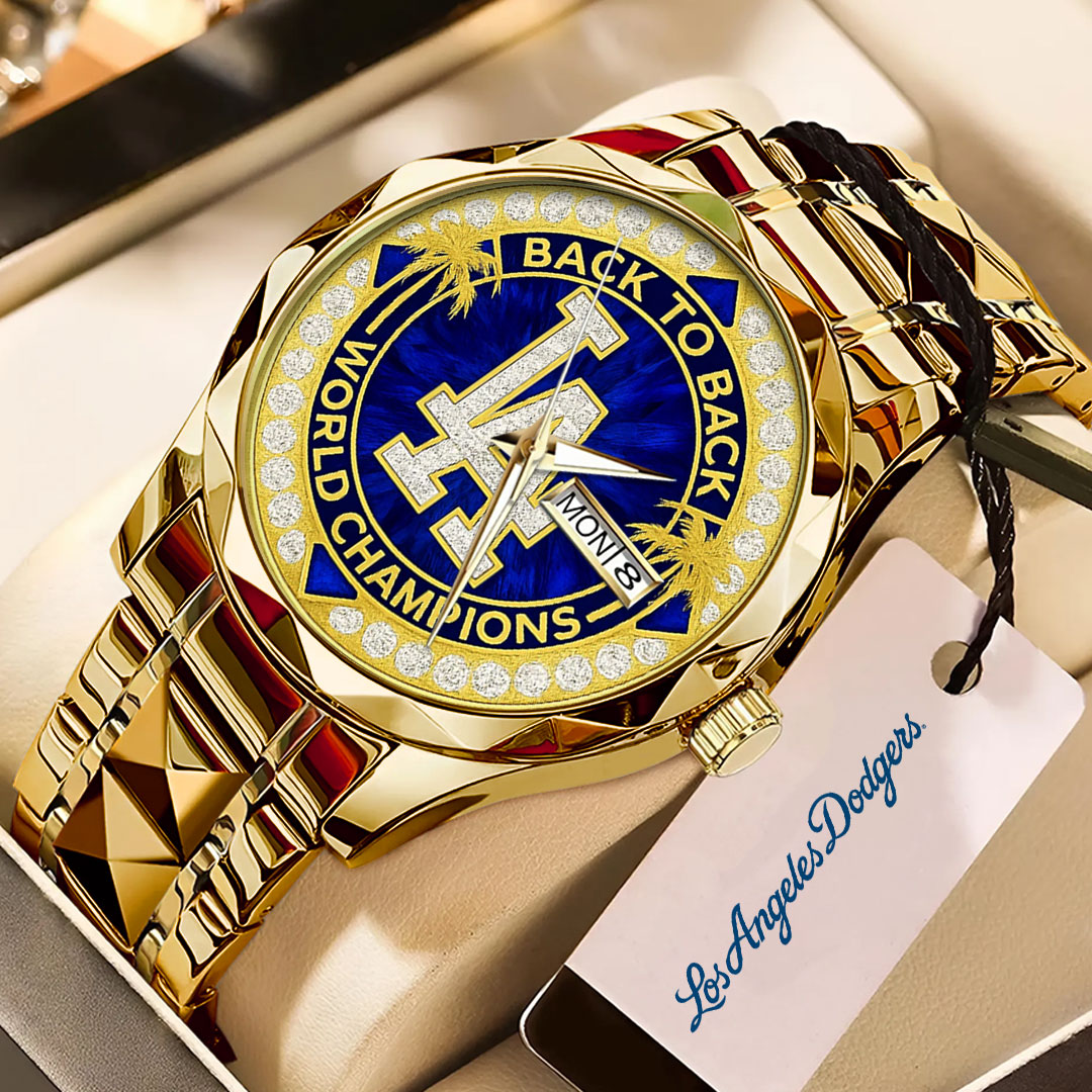 Los Angeles Dodgers Alloy Luxury Quartz Watch – TMTHU1961