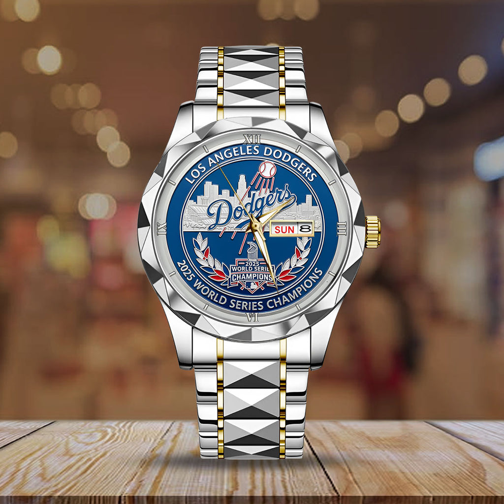 Los Angeles Dodgers Alloy Luxury Quartz Watch – TMTHU2206