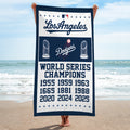 Los Angeles Dodgers Rectangle Beach Towel – TMTHU1892