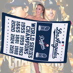 Los Angeles Dodgers Rectangle Beach Towel – TMTHU1892
