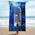 Los Angeles Dodgers Rectangle Beach Towel – TMTHU2088