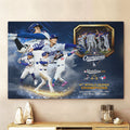 Los Angeles Dodgers 2025 World Series Champions Rectangle Canvas With Inner Frame – HOATT14261