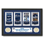 Los Angeles Dodgers 2025 World Series Champions Rectangle Canvas With Inner Frame – TMTHU1854