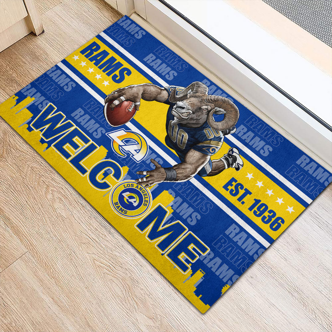 Los Angeles Rams Custom Doormat – HOATT12847