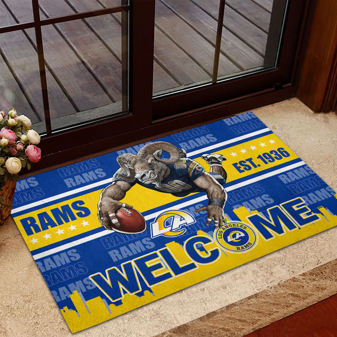 Los Angeles Rams Custom Doormat – HOATT12847