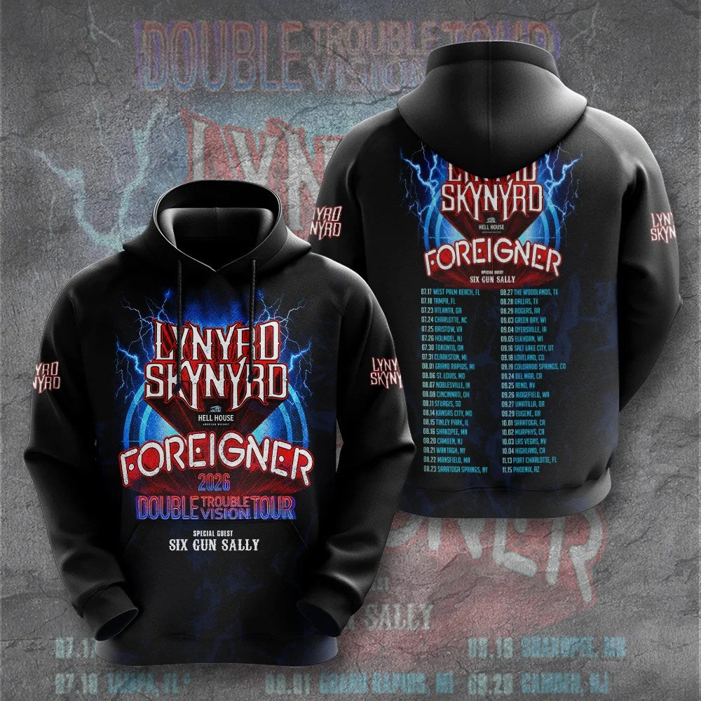 Lynyrd Skynyrd Tour 2026 3D Apparel – GNE8275