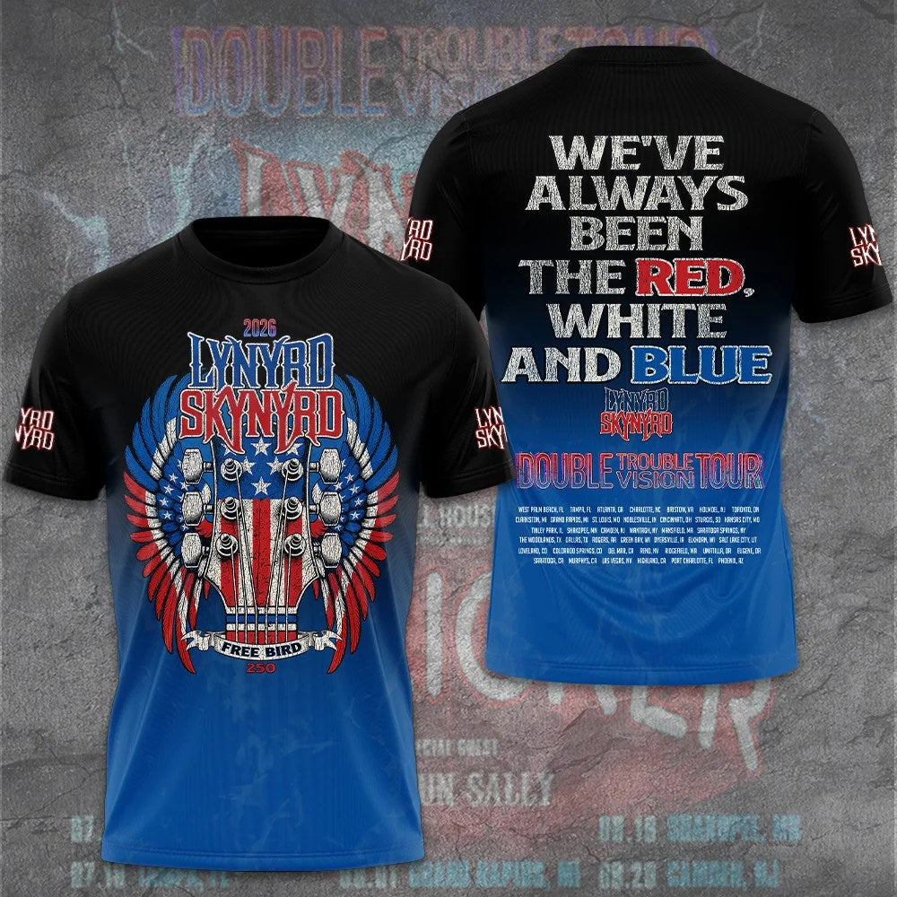Lynyrd Skynyrd Tour 2026 3D Apparel – GNE8279