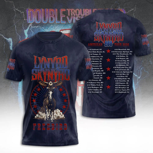 Lynyrd Skynyrd Tour 2026 3D Apparel – TANTN25161