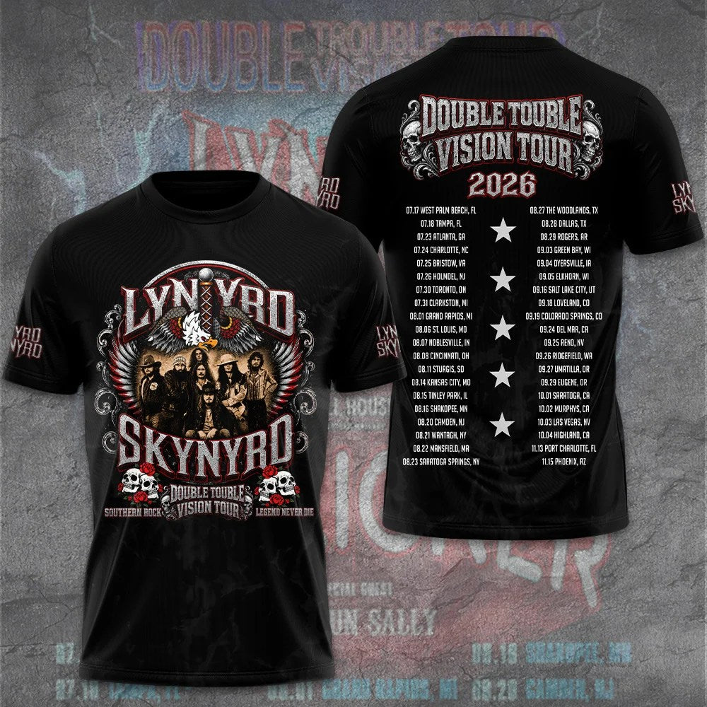Lynyrd Skynyrd Tour 2026 3D Apparel – GNE8312