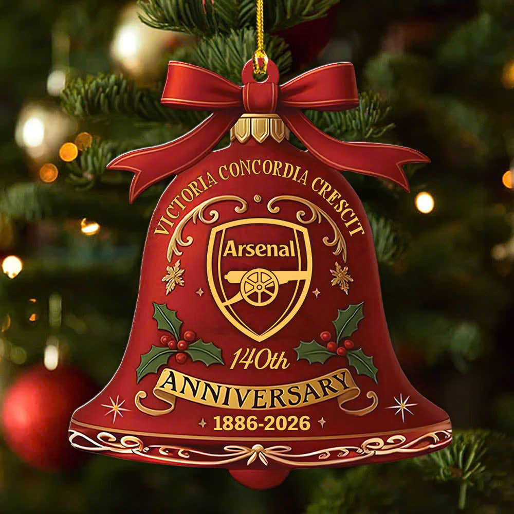 Arsenal FC 140th Anniversary Custom Shape 2-sided Acrylic Ornament – MAITM14064
