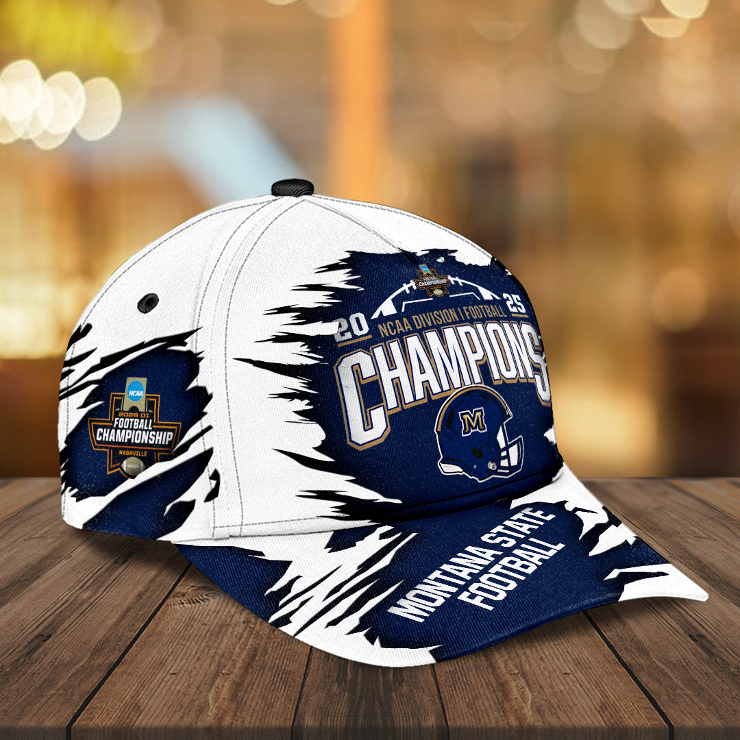 Montana State Bobcats Football 2025 National Champions Classic Cap – MAITM14383