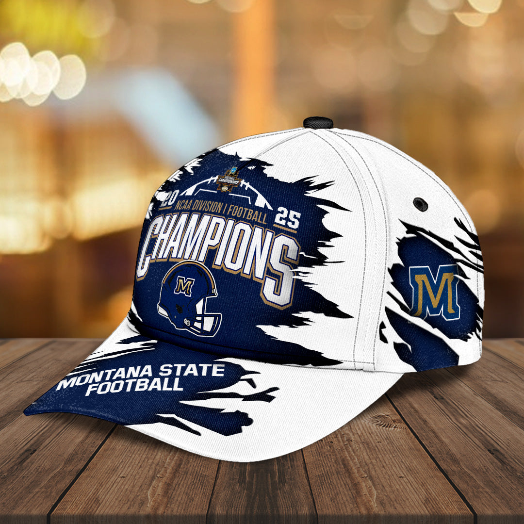 Montana State Bobcats Football 2025 National Champions Classic Cap – MAITM14383