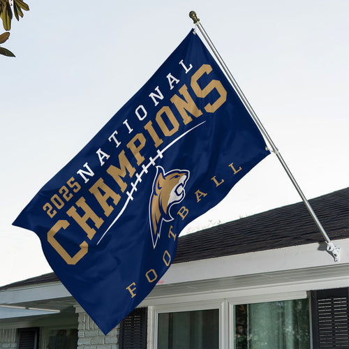 Montana State Bobcats Football 2025 National Champions 3D Double-side House Flag – MAITM14385