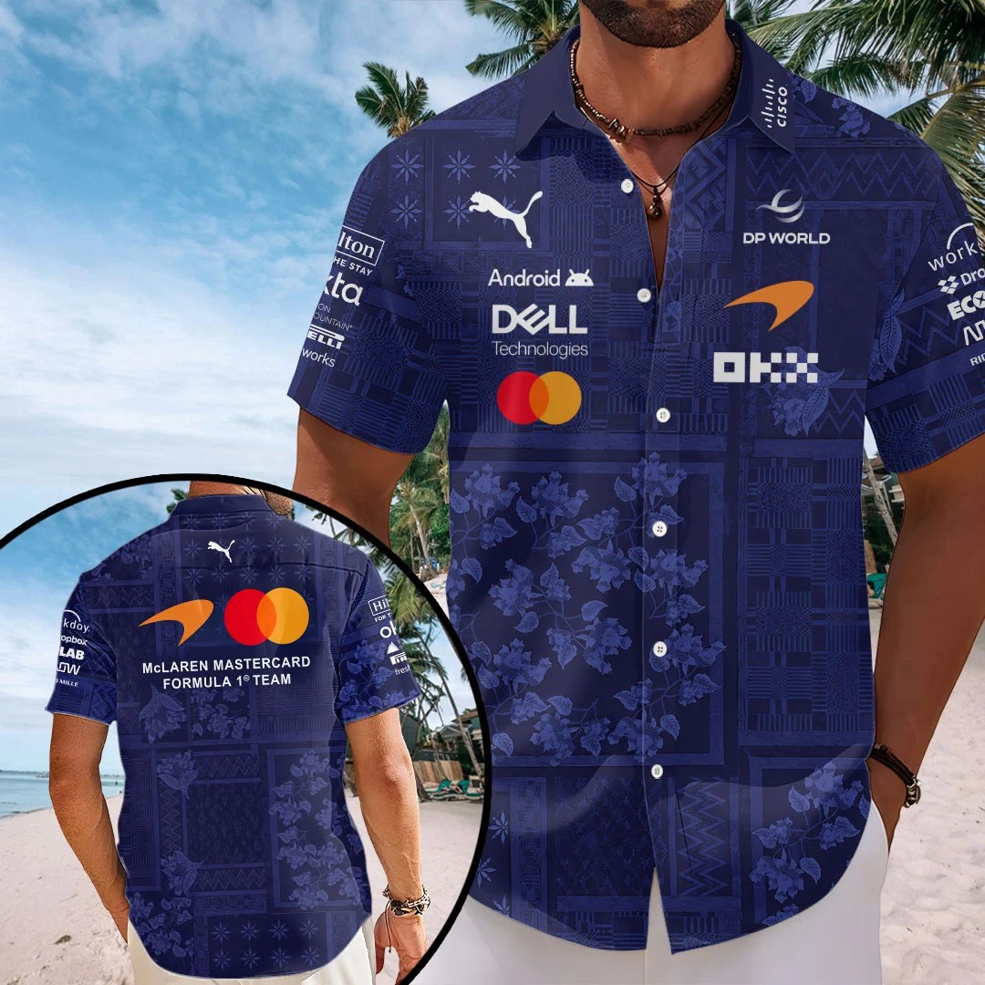 McLaren 2026 Short Sleeve Button-Down Shirt – HOATT26883