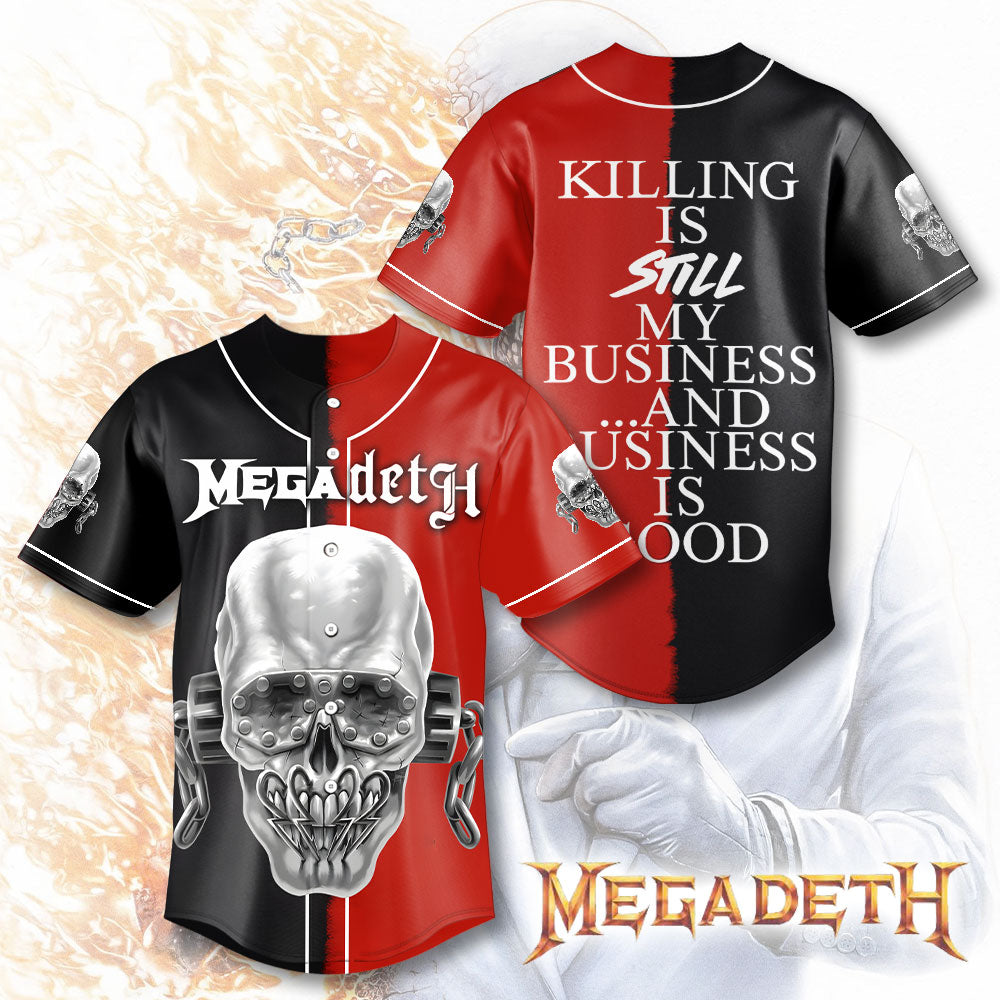 Megadeth Baseball Jersey – TMTHU513