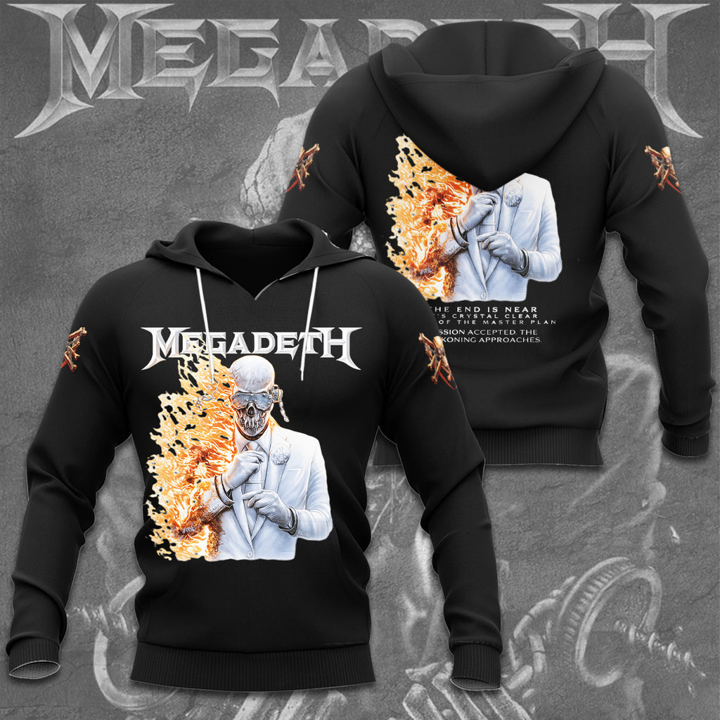 Megadeth Band 3D Apparel – TMTHU 091