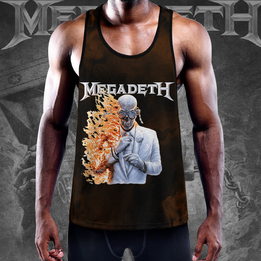 Megadeth Band Y-Back Muscle Tank Top – TMTHU 397