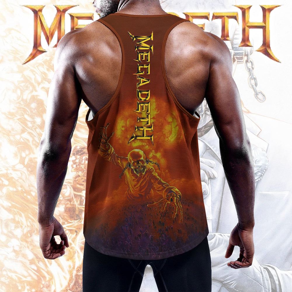 Megadeth Y-Back Muscle Tank Top – TMTHU516