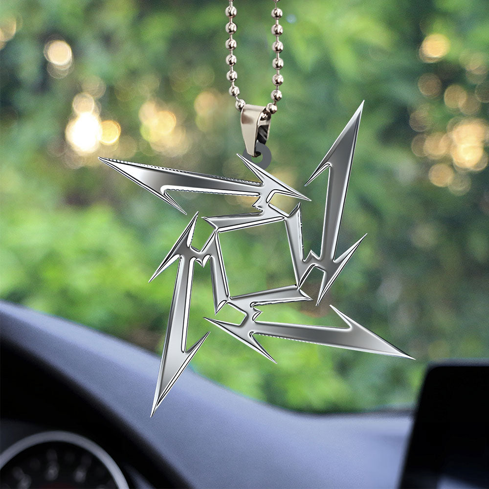Metallica Custom Shape 2-sided Acrylic Car Ornament – TANTN 11487