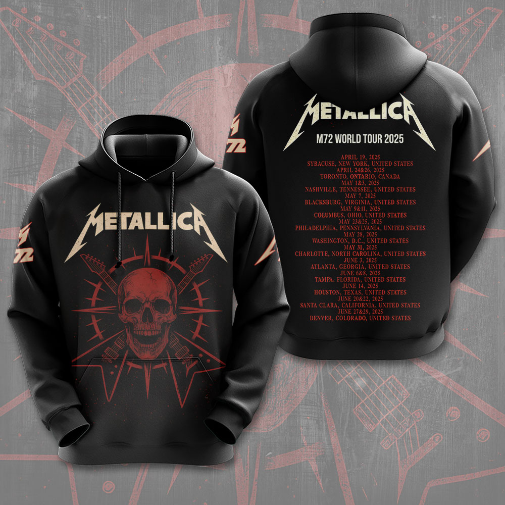 Metallica 3D Apparel – TMTHU534