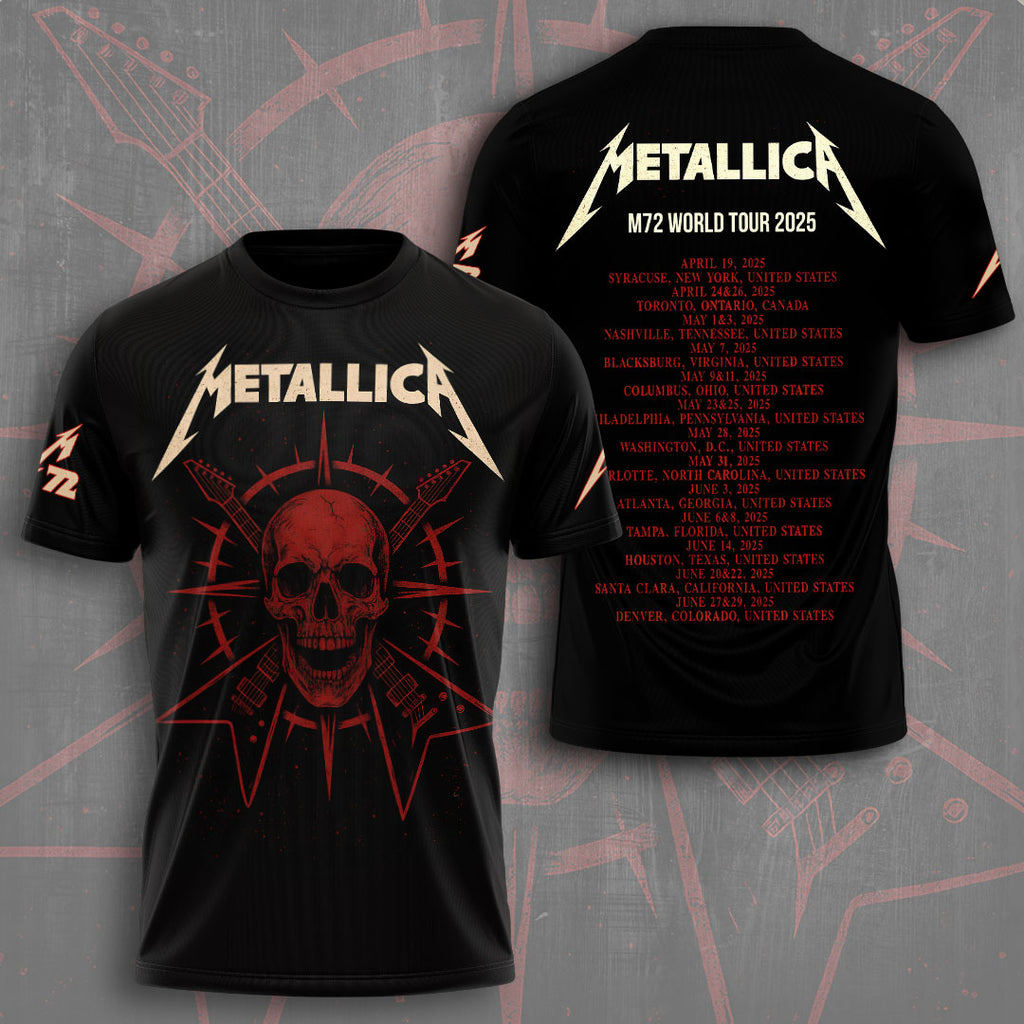 Metallica 3D Apparel – TMTHU534
